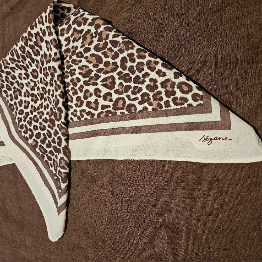 Sezane leopard print scarf - Picture 3 of 3